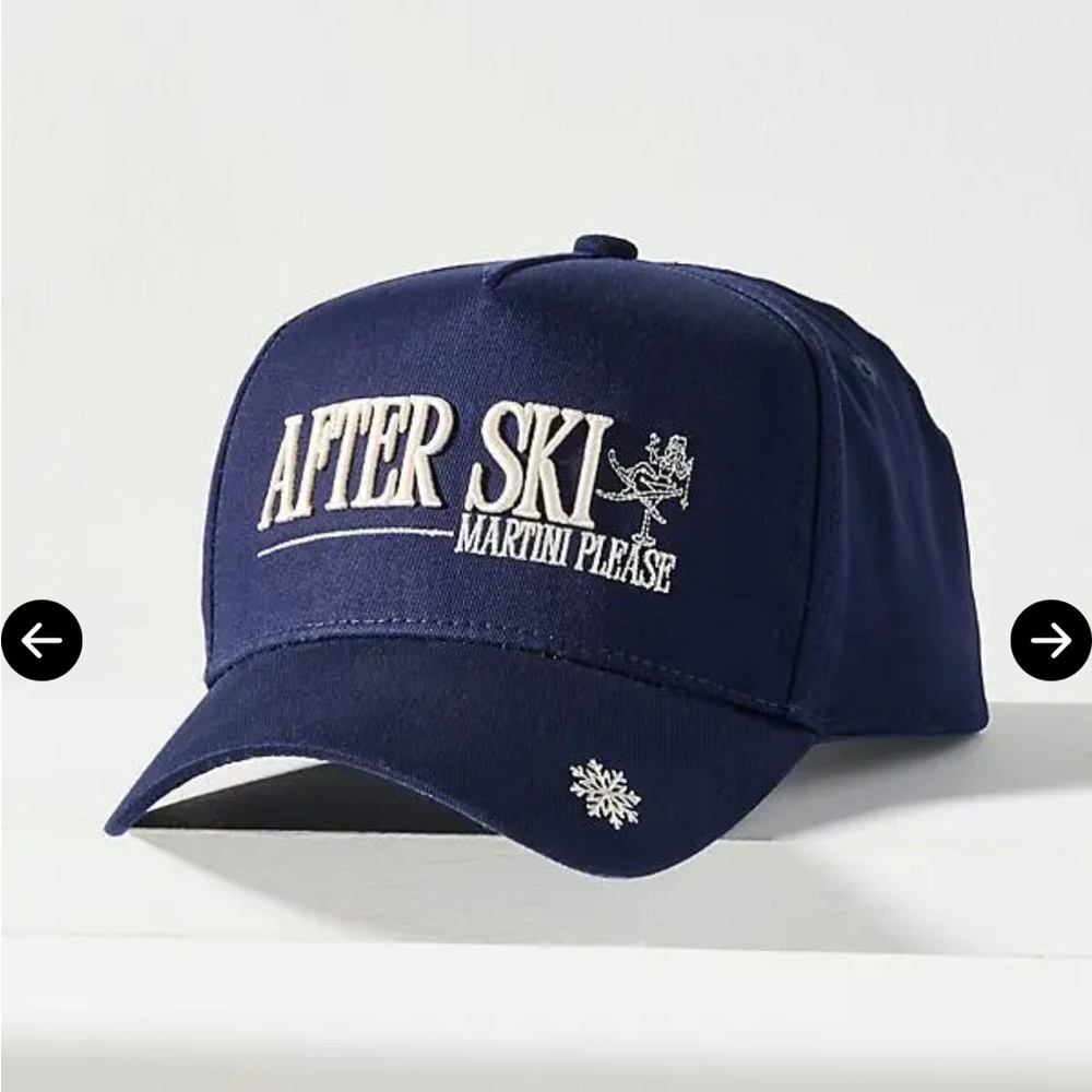 NWT. Kenz Kustomz “After Ski Martini Please” trucker hat
